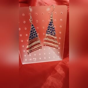 Patriotic Tassel Earrings (New)